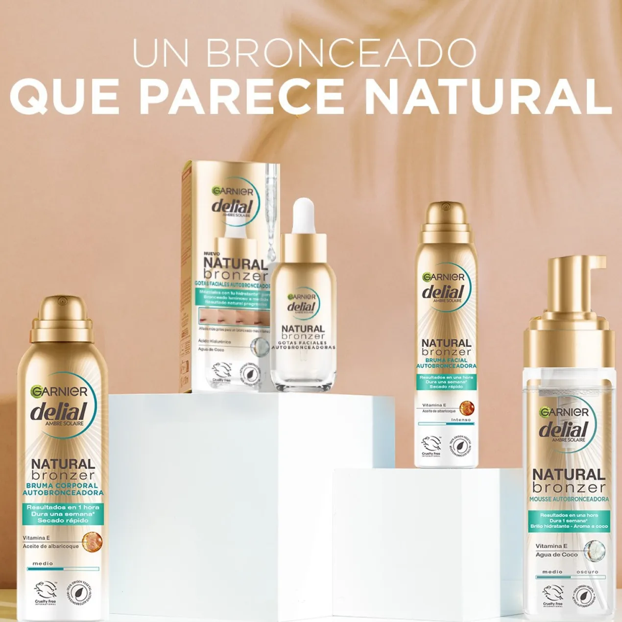 Delial Natural Bronzer Mousse Solaire
