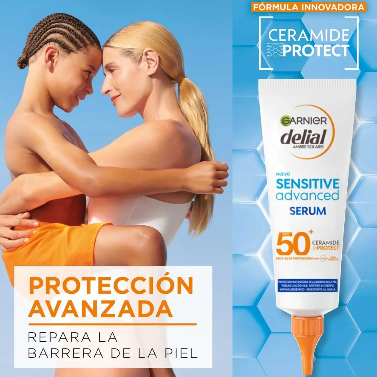 Delial Sensitive Advanced Sérum Corps SPF 50+