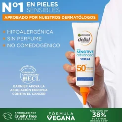 Delial Sensitive Advanced Sérum Corps SPF 50+