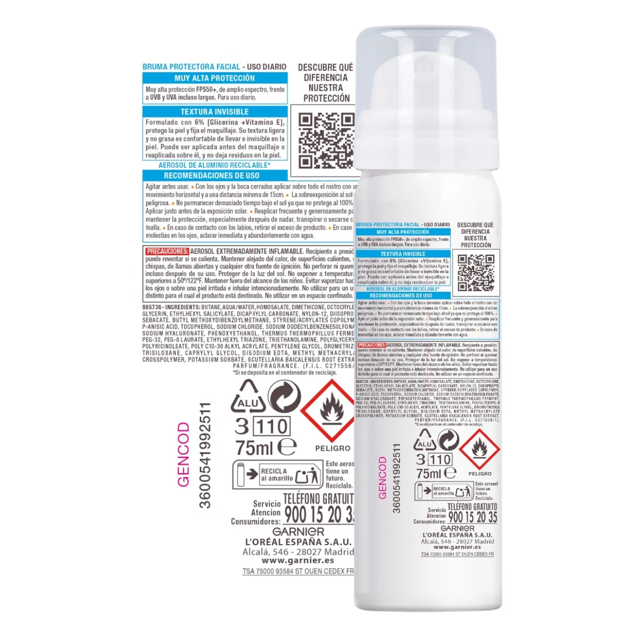 Delial Spray pour le Visage Acide Hyaluronique