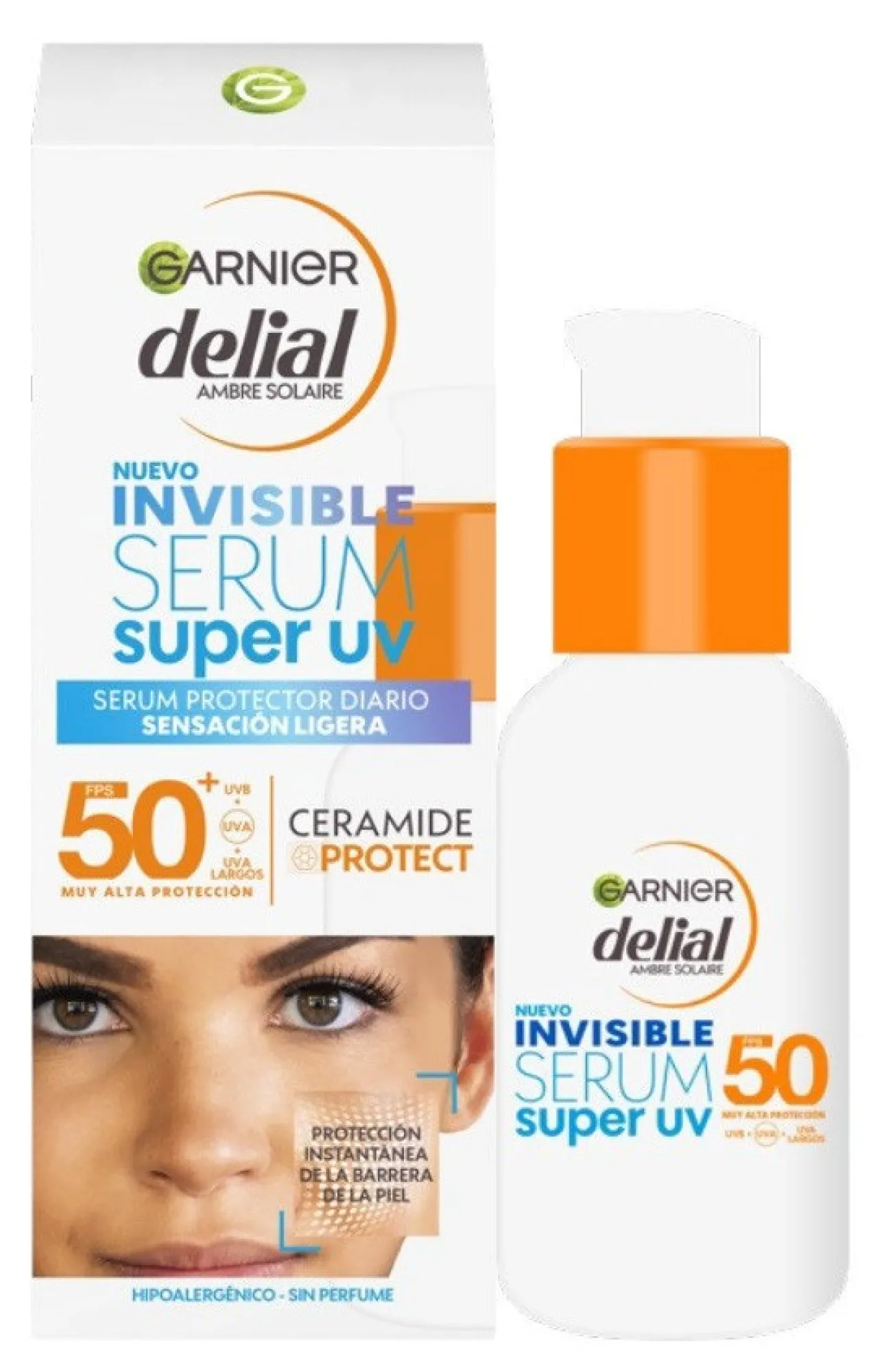 Delial Sérum Invisible Super UV SPF50 Soin Quotidien Légèreté