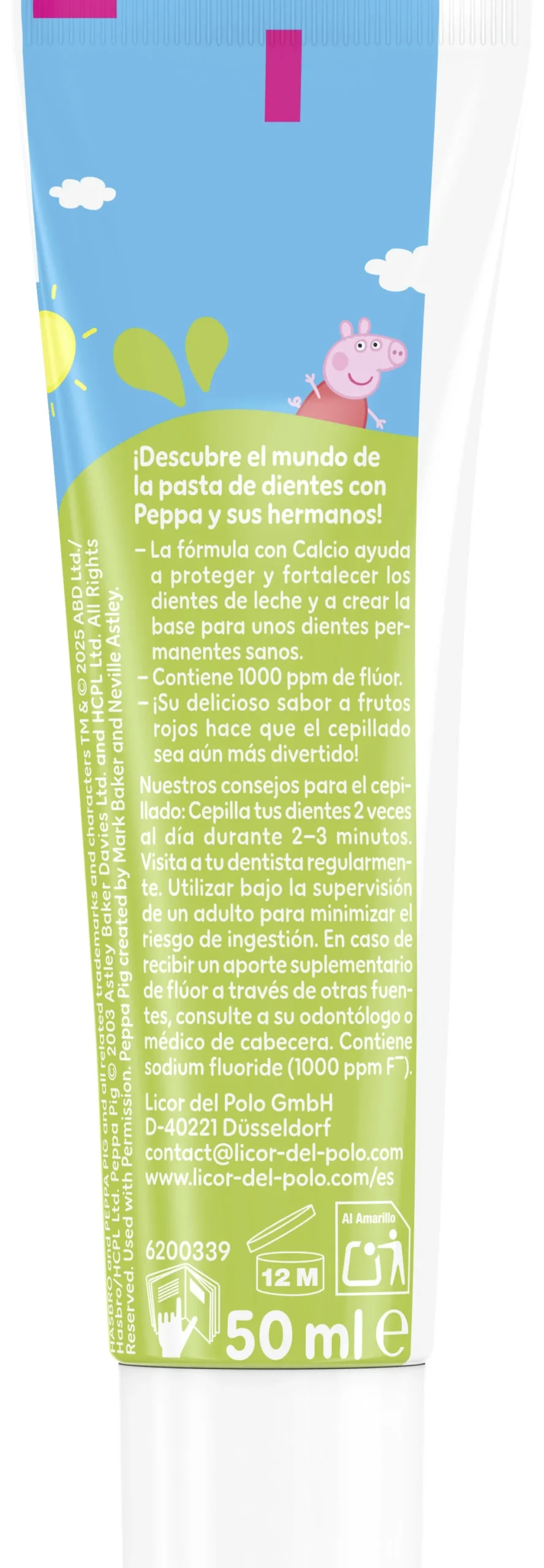 Dentifrice Anti-Caries Peppa Pig