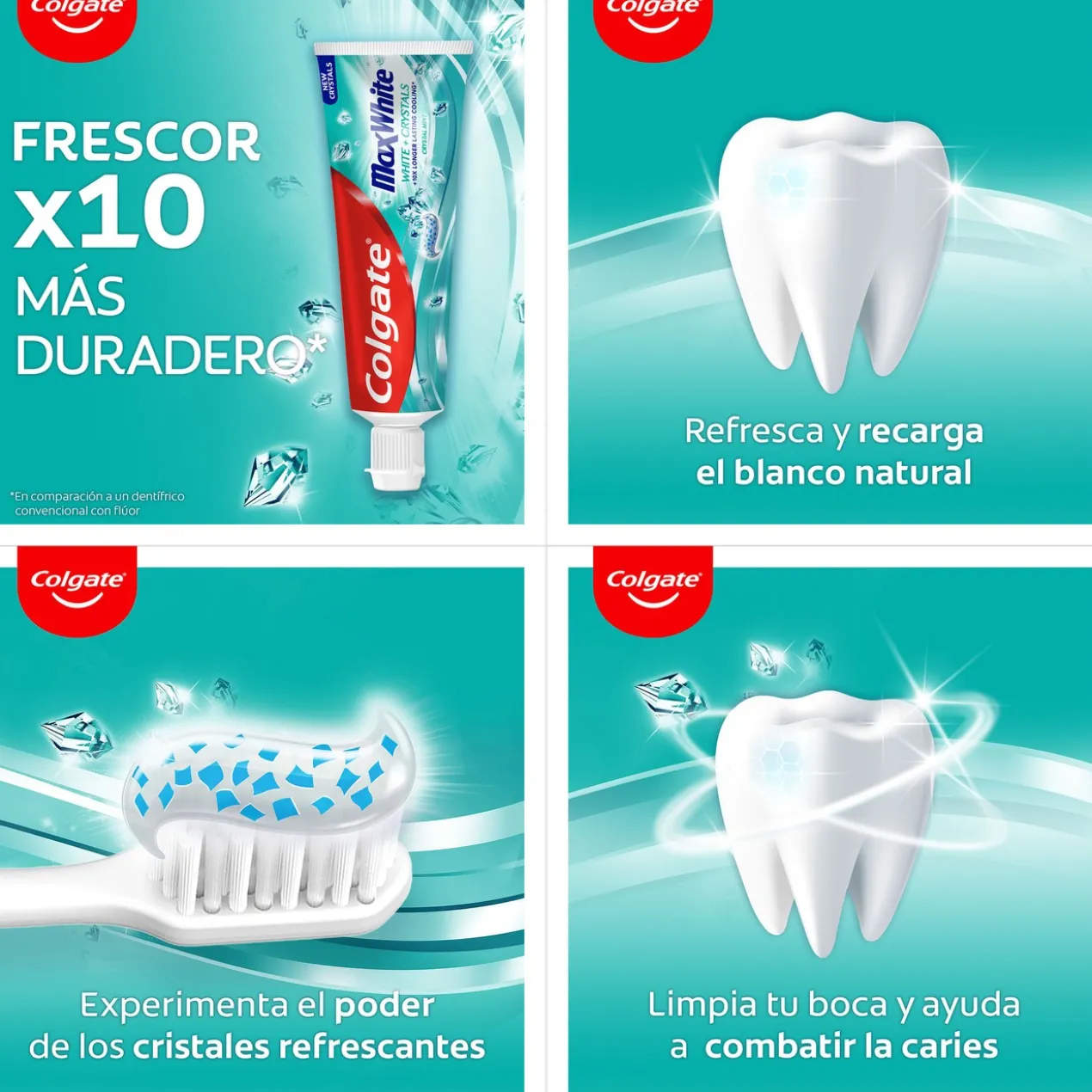 Dentifrice Blanchissant Max White avec Cristaux Blancs