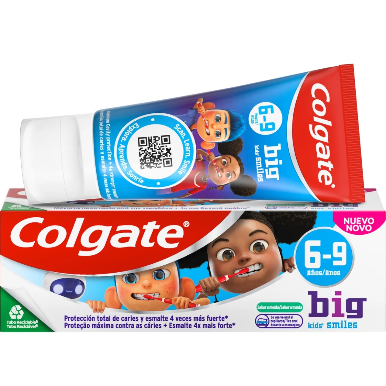 Dentifrice Enfants Big Kids Smiles 6-9 Ans