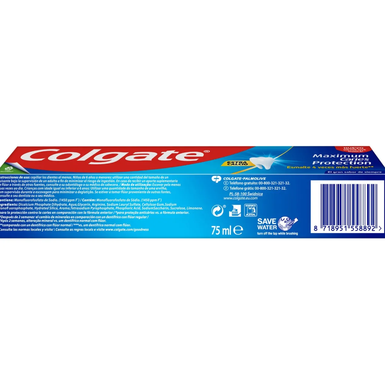 Dentifrice Maximum Caries Protection