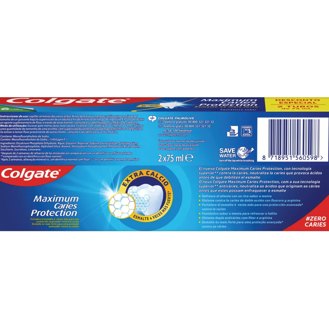 Dentifrice Maximum Caries Protection