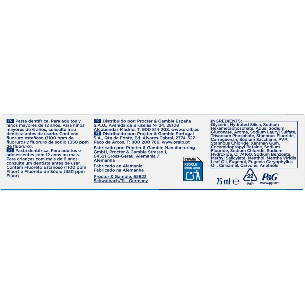Dentifrice Multi-Protection Pro-Expert