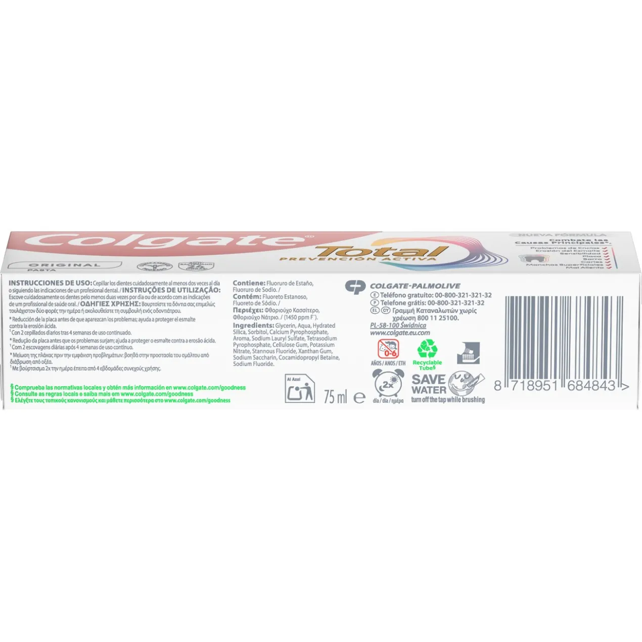Dentifrice Protection Complète Total Original