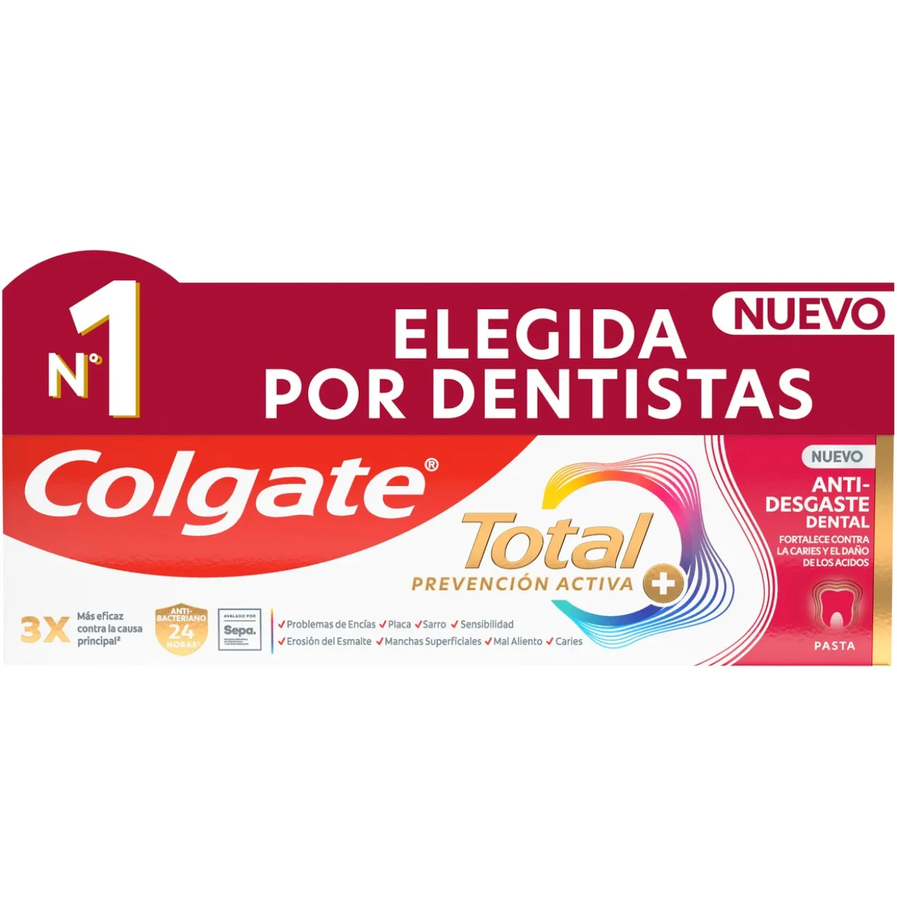 Dentifrice Total Prévention Active Anti-Usure