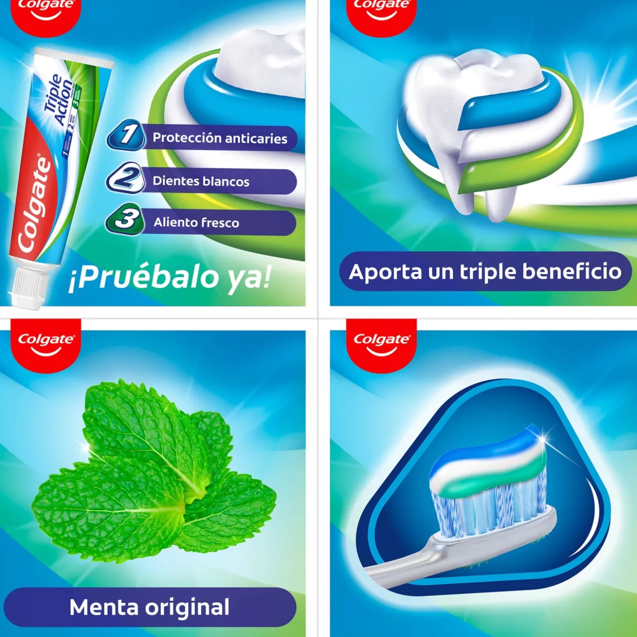 Dentifrice Triple Action