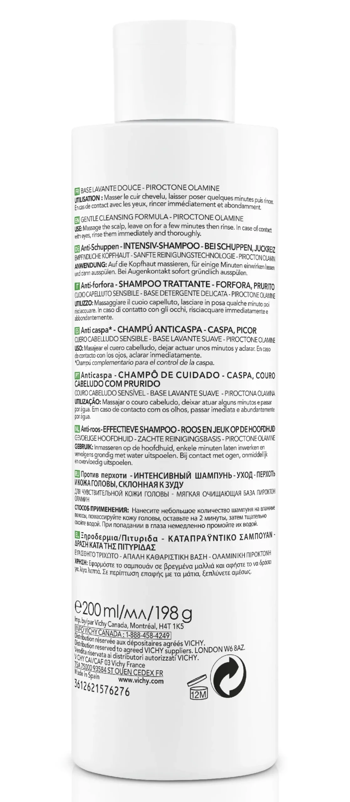 Dercos Shampoing Antipelliculaire Sensible