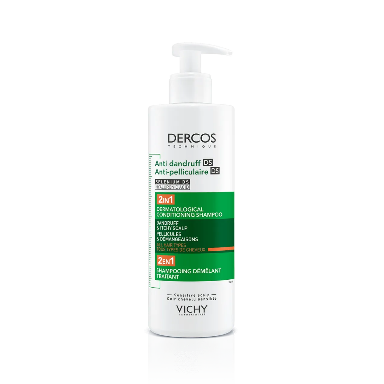 Dercos Shampoing Après-shampoing Antipelliculaire DS 2 en 1