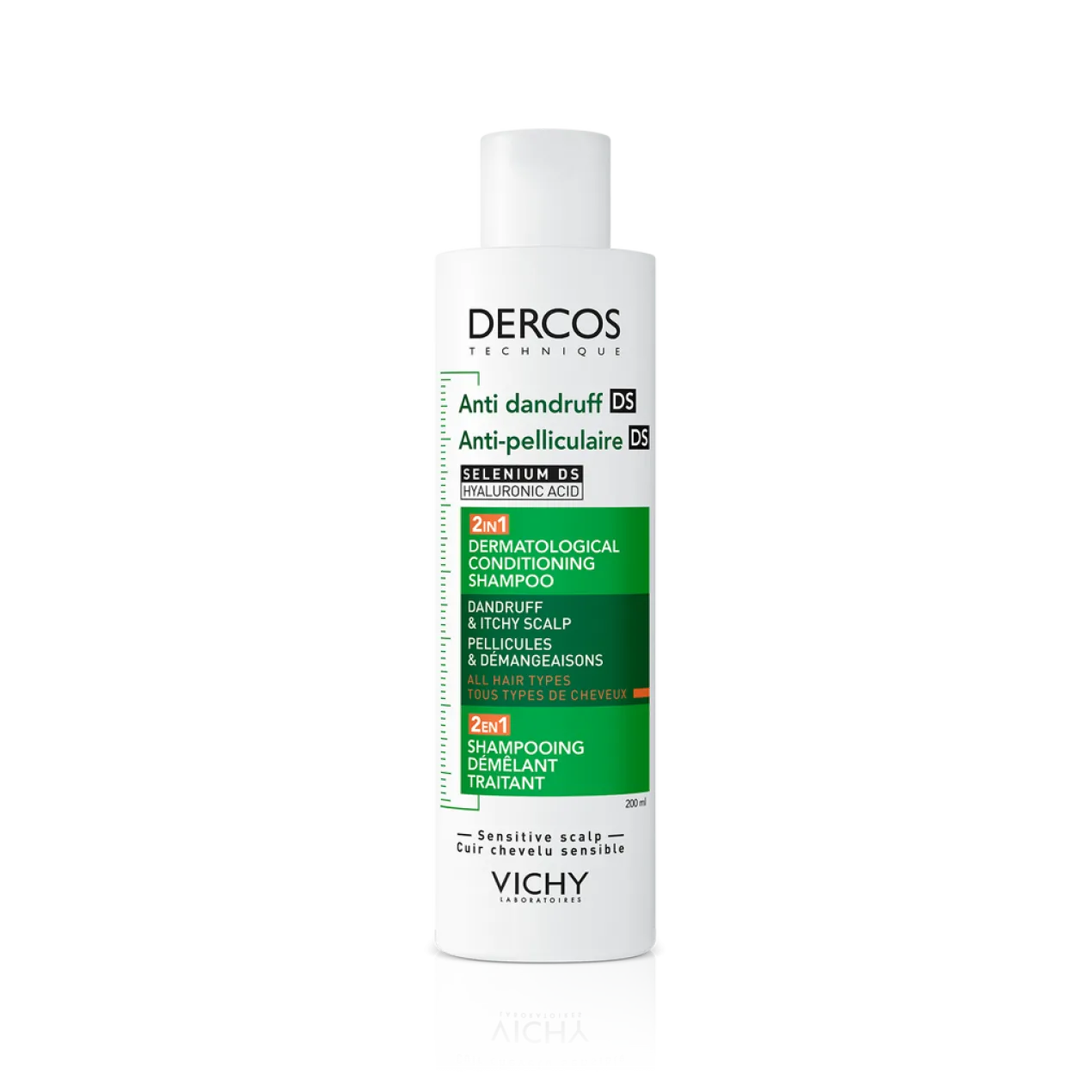 Dercos Shampoing Après-shampoing Antipelliculaire DS 2 en 1