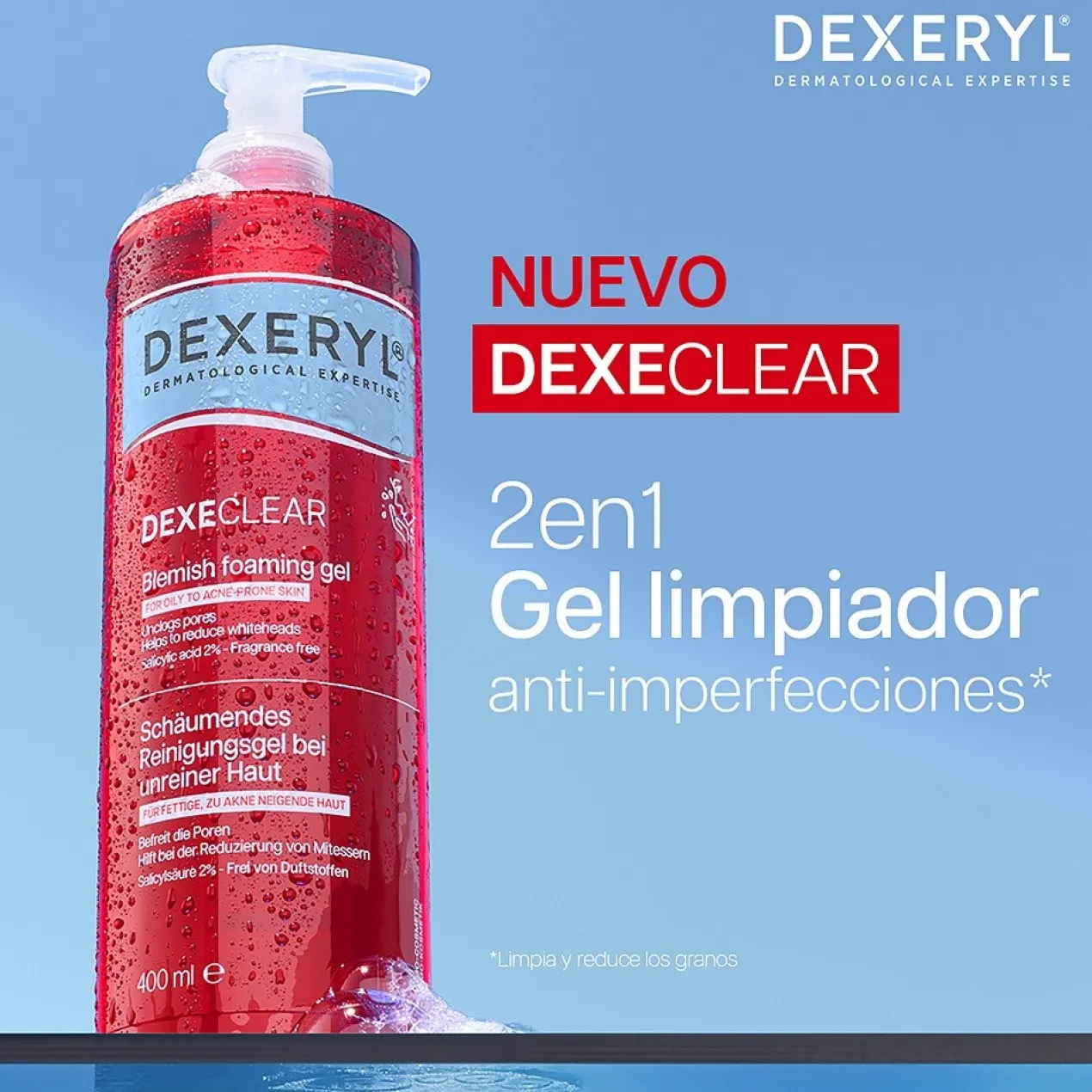 Dexeclear Gel Nettoyant Anti-Imperfections