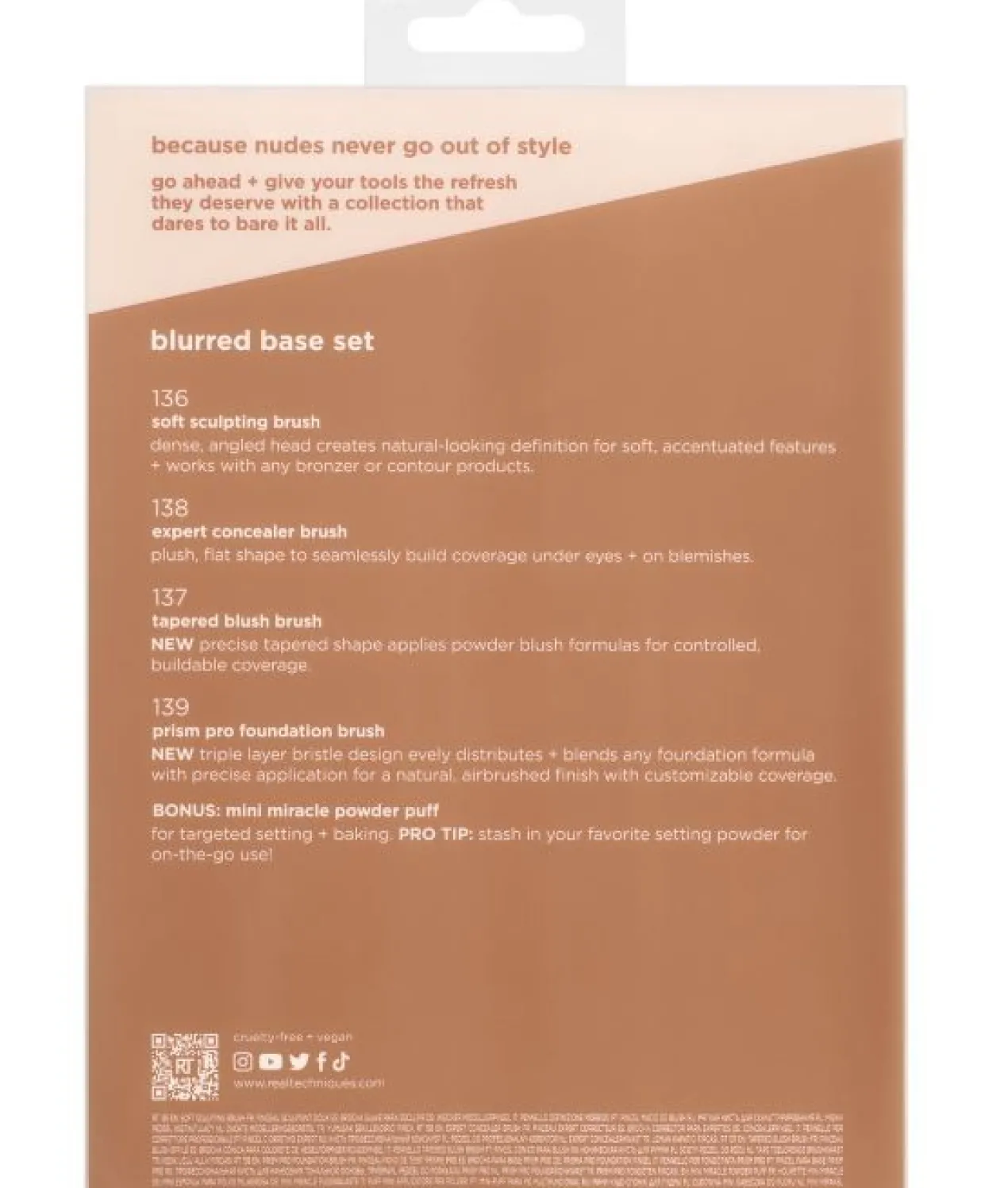 Édition Limitée New Nude Blurred Base Face Set