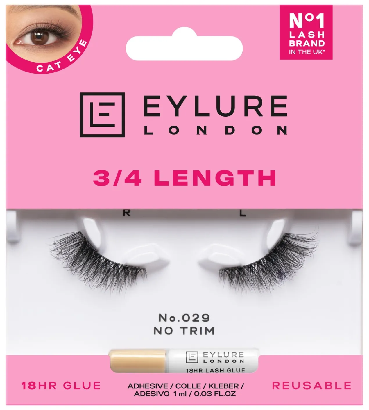 Éd. Limitée 3/4 Length N°029 Faux Cils