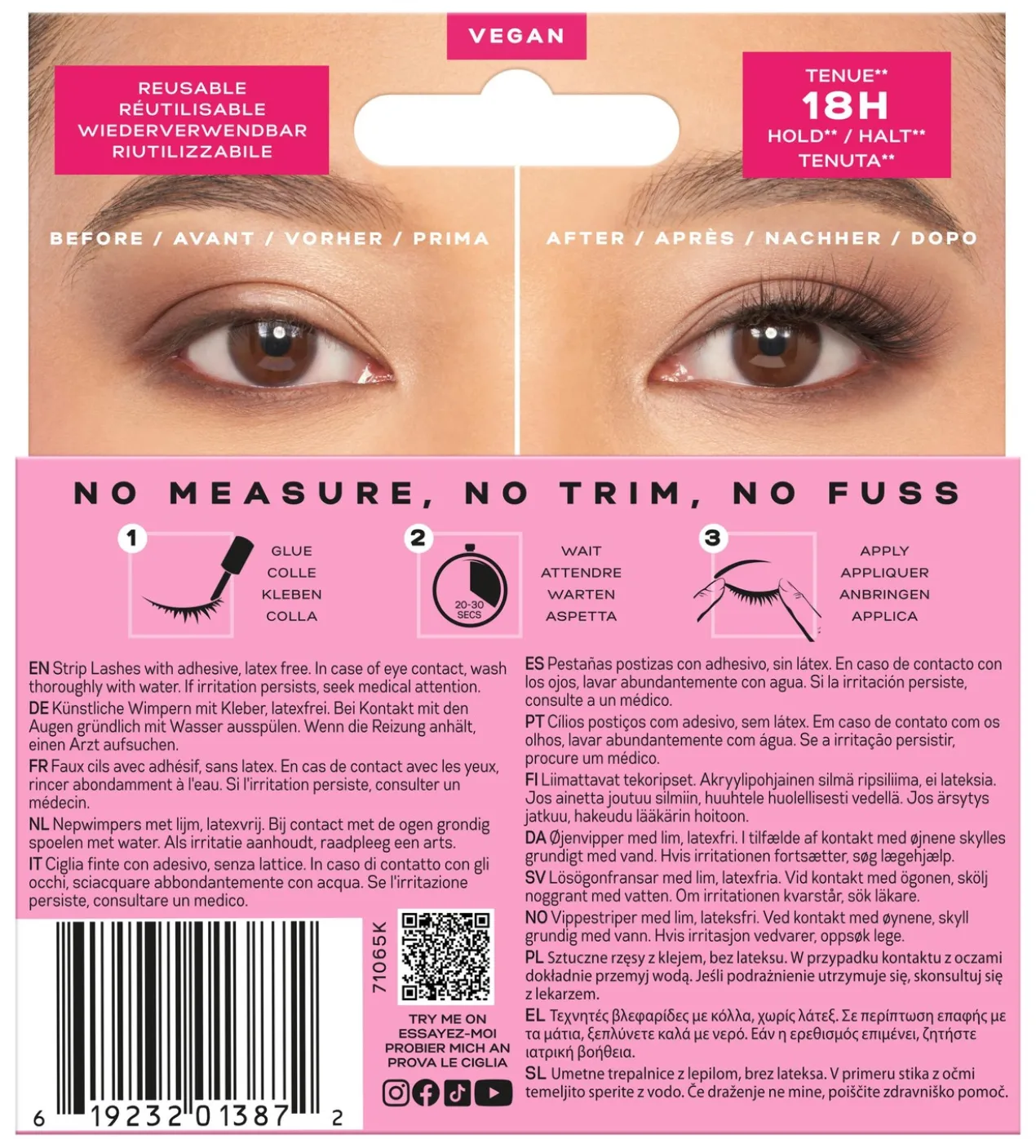 Éd. Limitée 3/4 Length N°029 Faux Cils