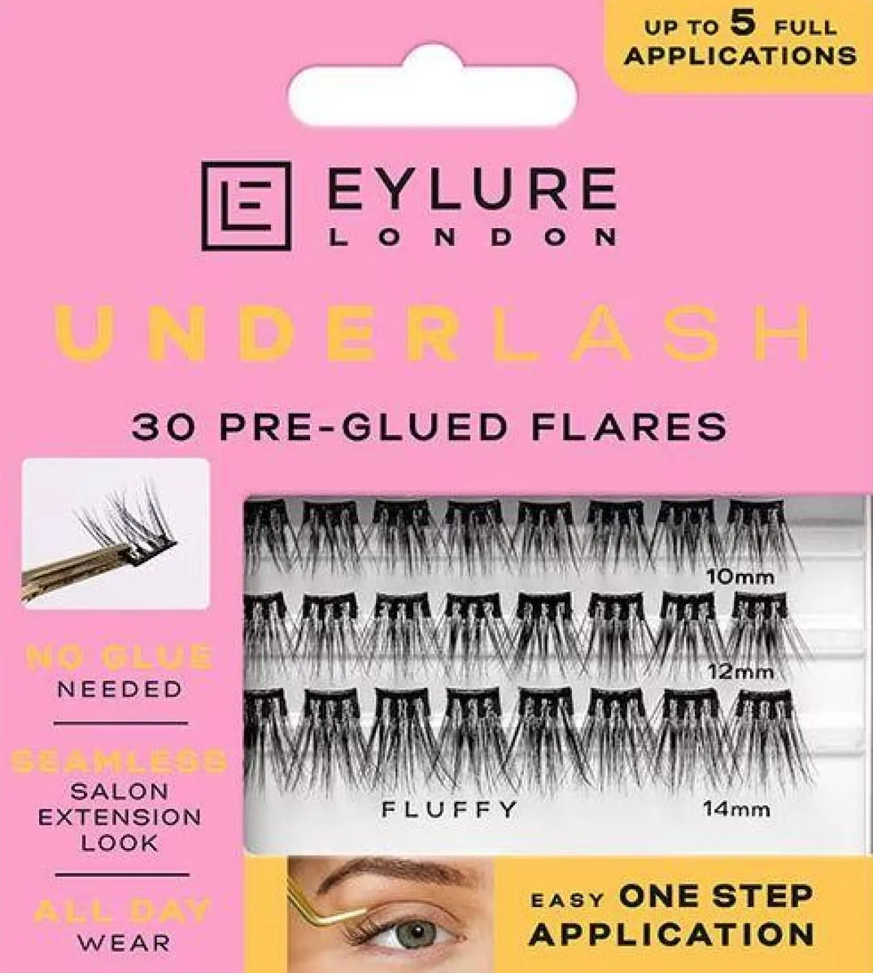 Éd. Limitée Underlash Pre Glued Clusters - Full & Fluffy Faux Cils