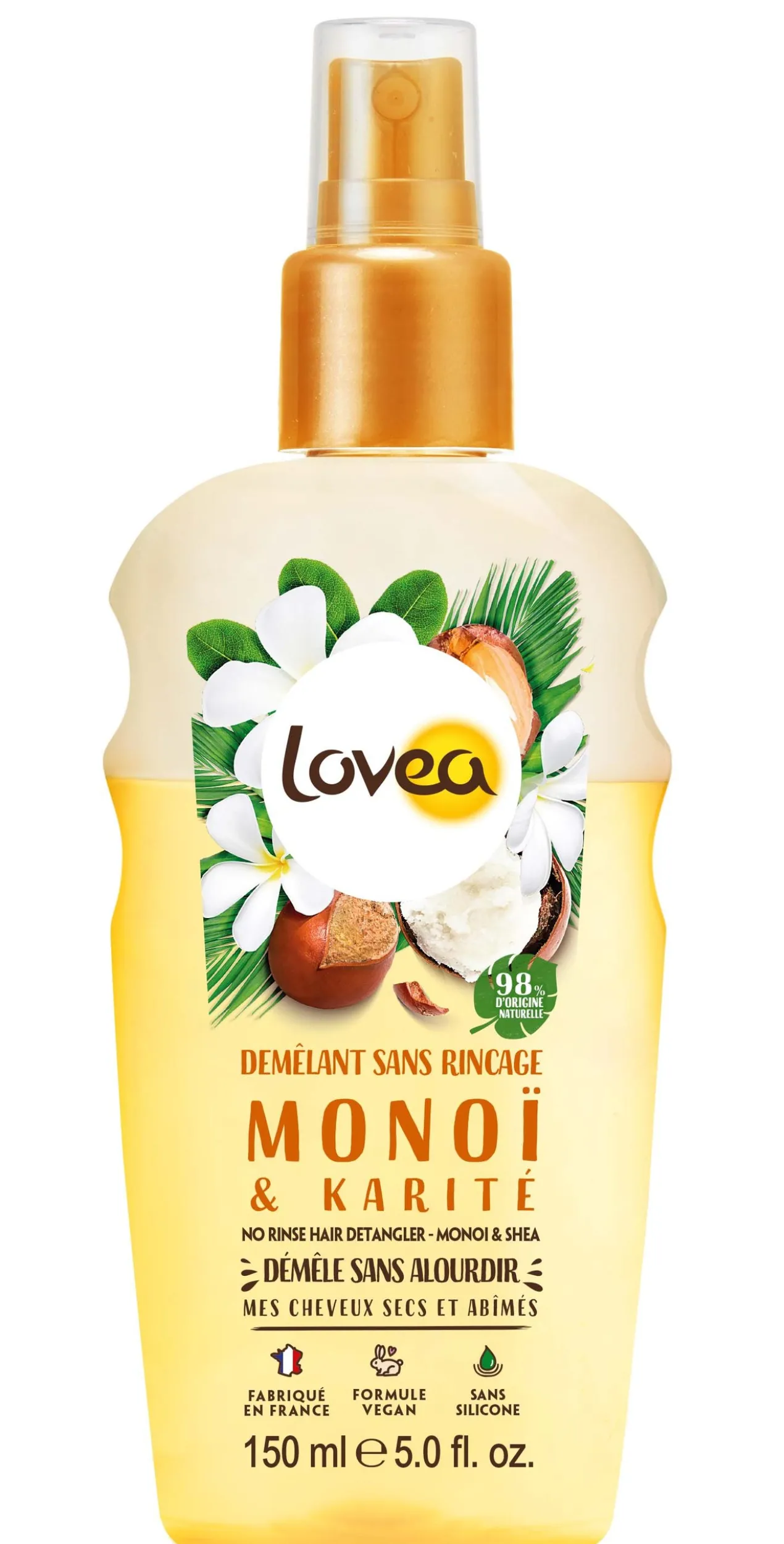 Démêlant sans rinçage Monoi & Karité