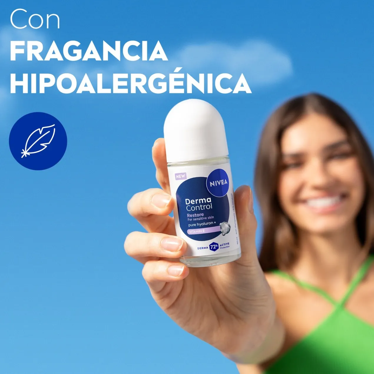 Déodorant antitranspirant roll-on Derma Control Restore