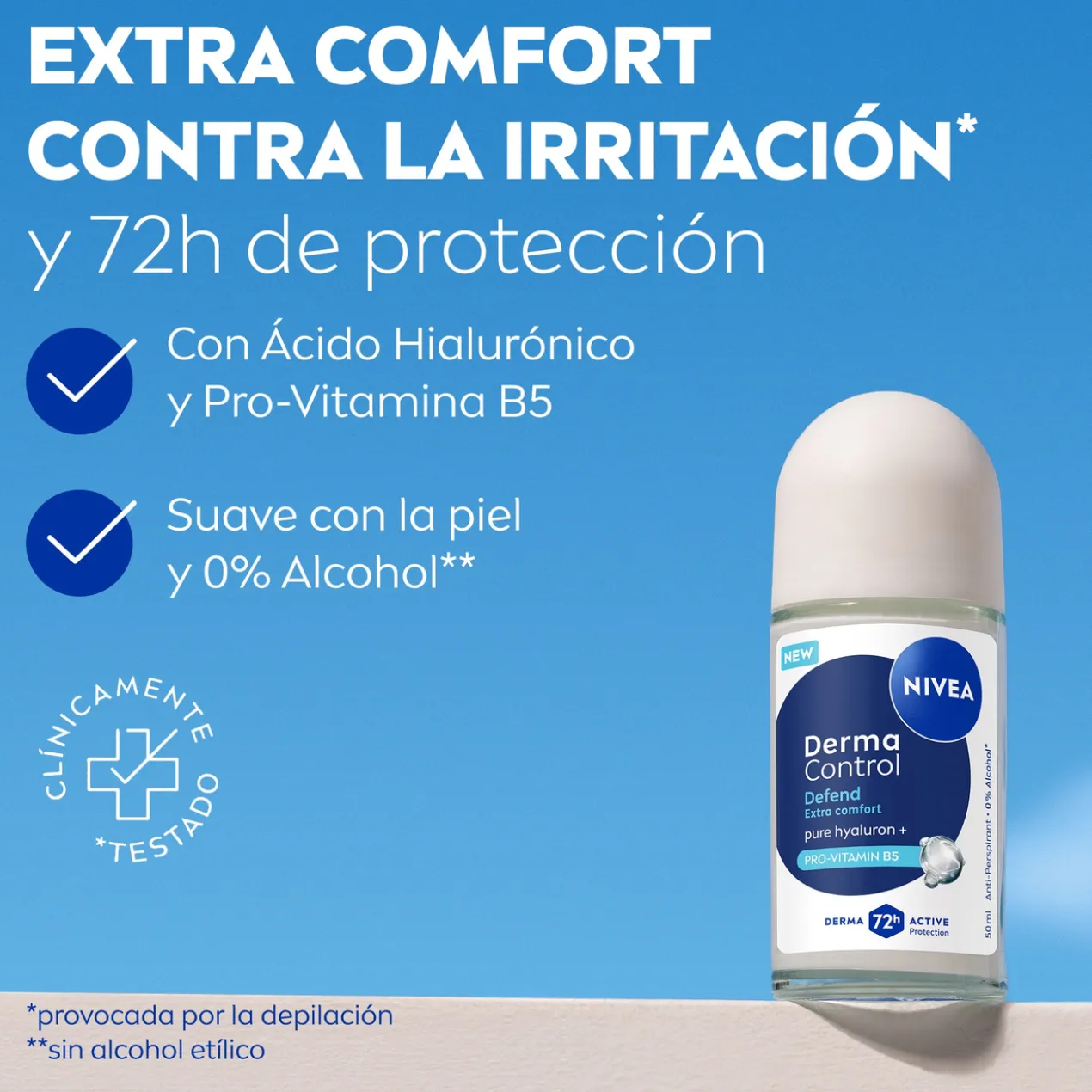 Déodorant antitranspirant roll-on Derma Control Defend