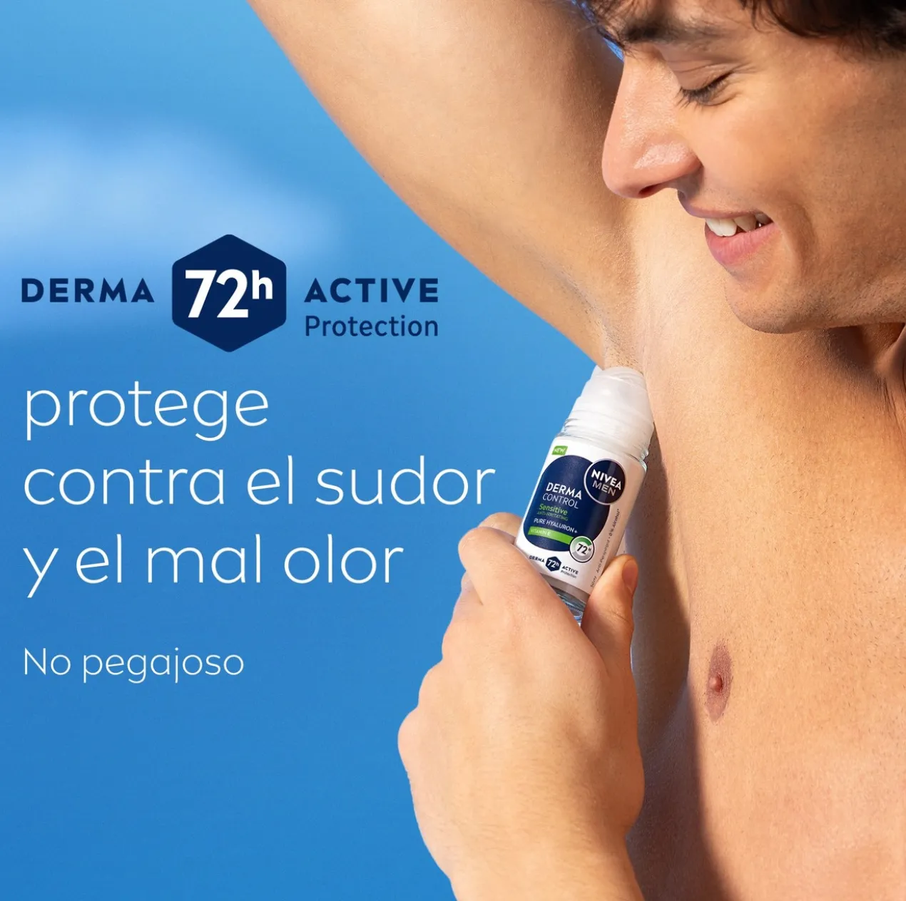 Déodorant antitranspirant roll-on Derma Control Sensitive