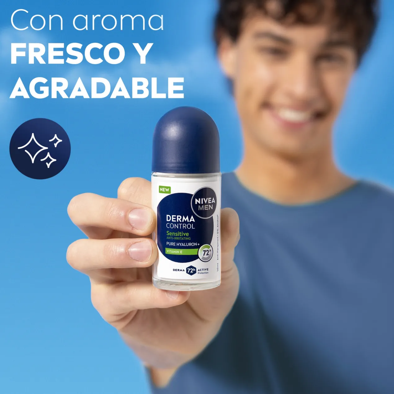 Déodorant antitranspirant roll-on Derma Control Sensitive