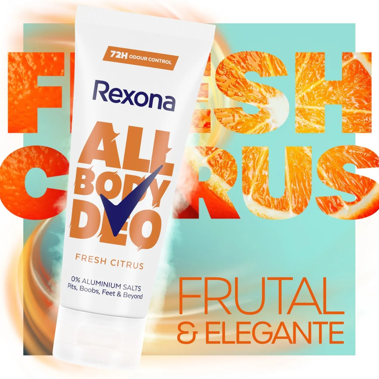 Déodorant Crème All Over Body Fresh Citrus pour Femme