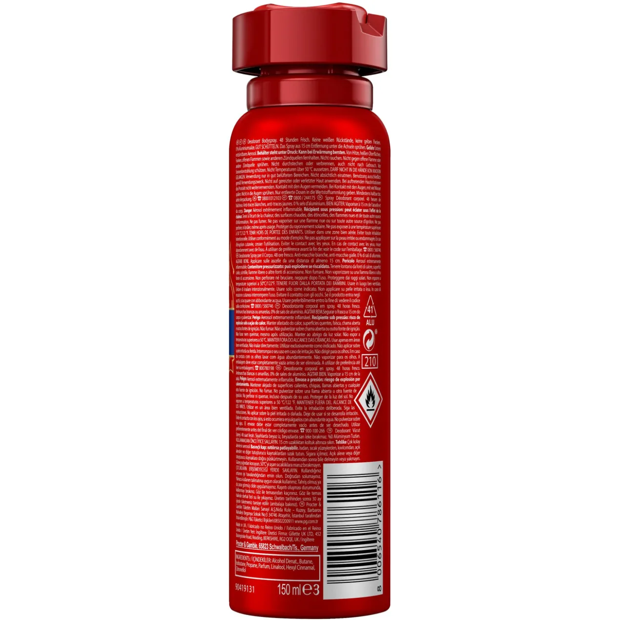 Déodorant en Spray Captain