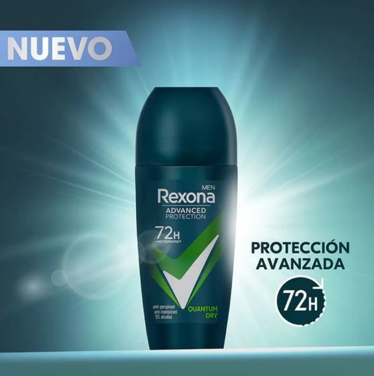 Déodorant Homme Advanced Protection Quantum 72H