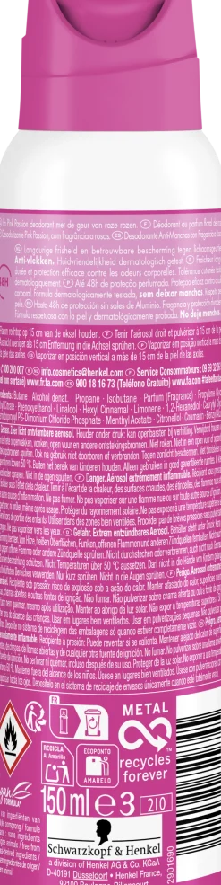 Déodorant Pink Passion Spray