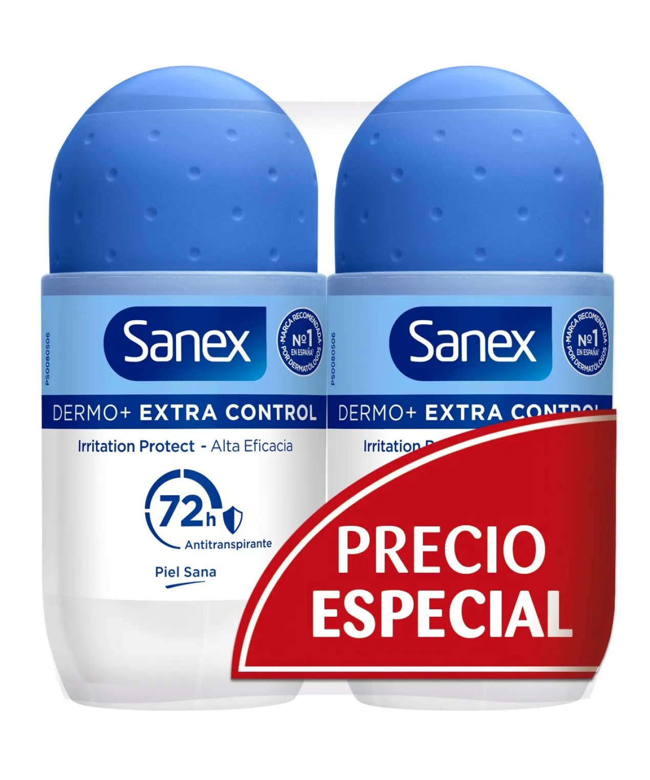 Déodorant Roll-On Dermo+ Extra Control 72h Antitranspirant