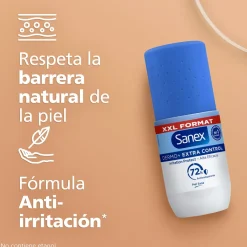 Déodorant Roll-On Dermo+ Extra Control 72h Antitranspirant