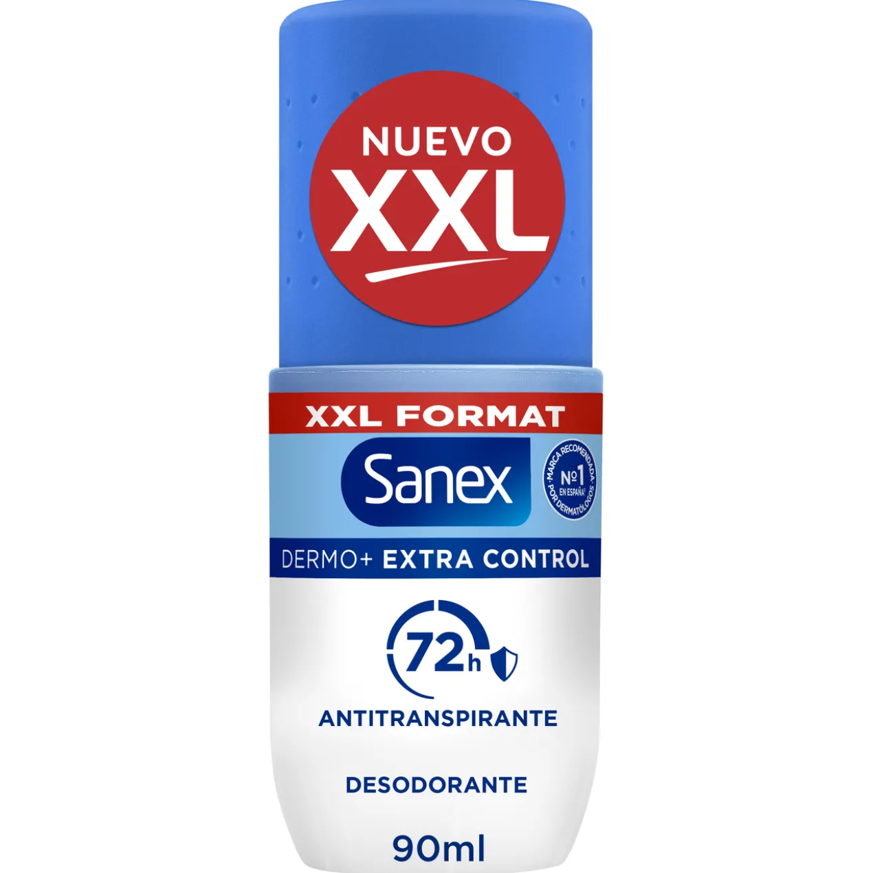 Déodorant Roll-On Dermo+ Extra Control 72h Antitranspirant