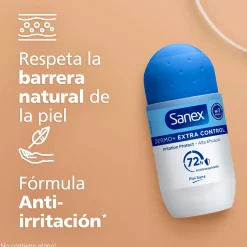 Déodorant Roll-On Dermo+ Extra Control 72h Antitranspirant