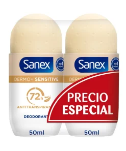 Déodorant Roll On Dermo+ Sensitive 72h Antitranspirant