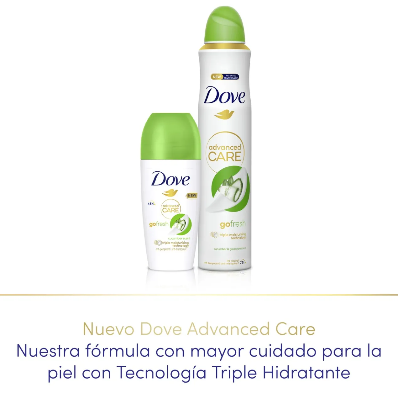 Déodorant Spray Antitranspirant Advanced Care Concombre