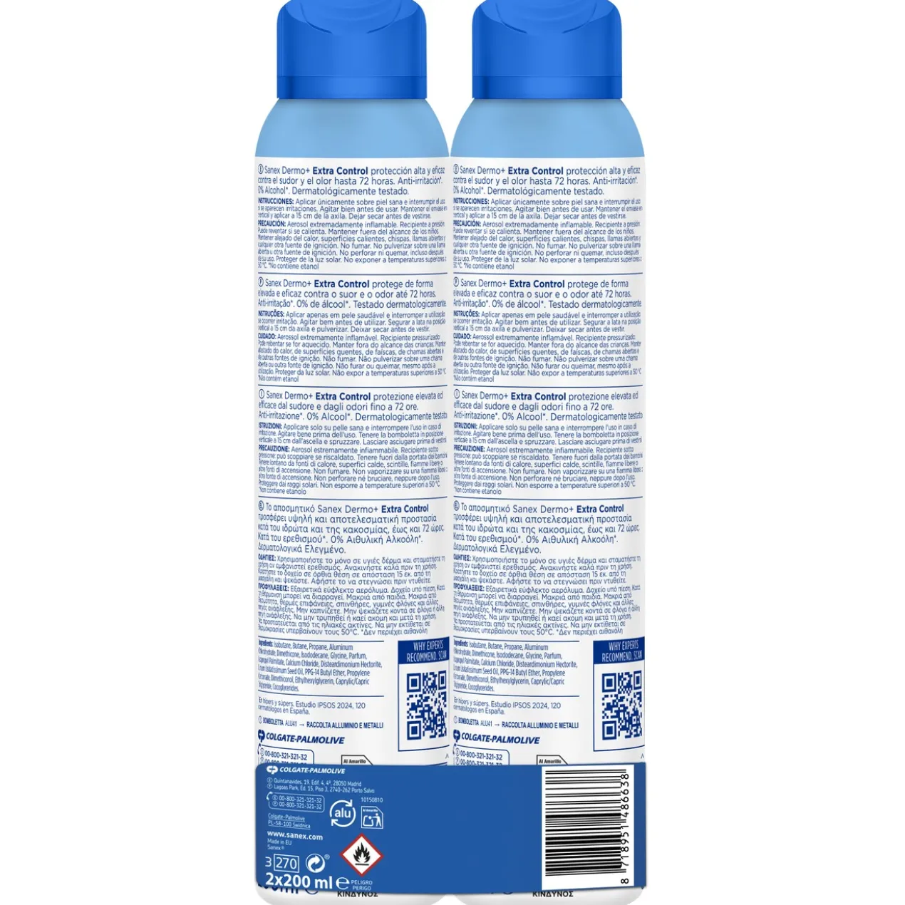 Déodorant Spray Dermo Extra Control 48h