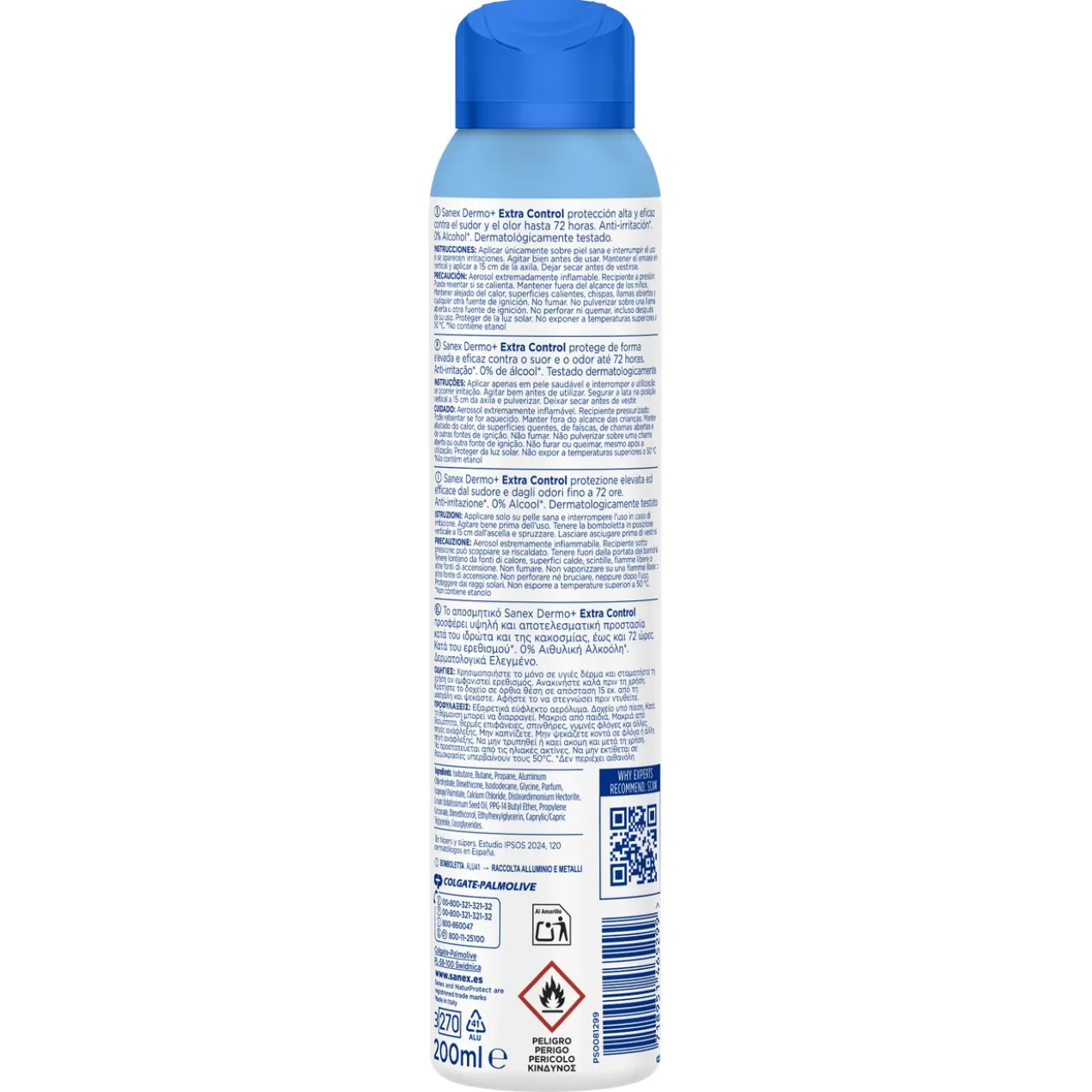 Déodorant Spray Dermo Extra Control 48h