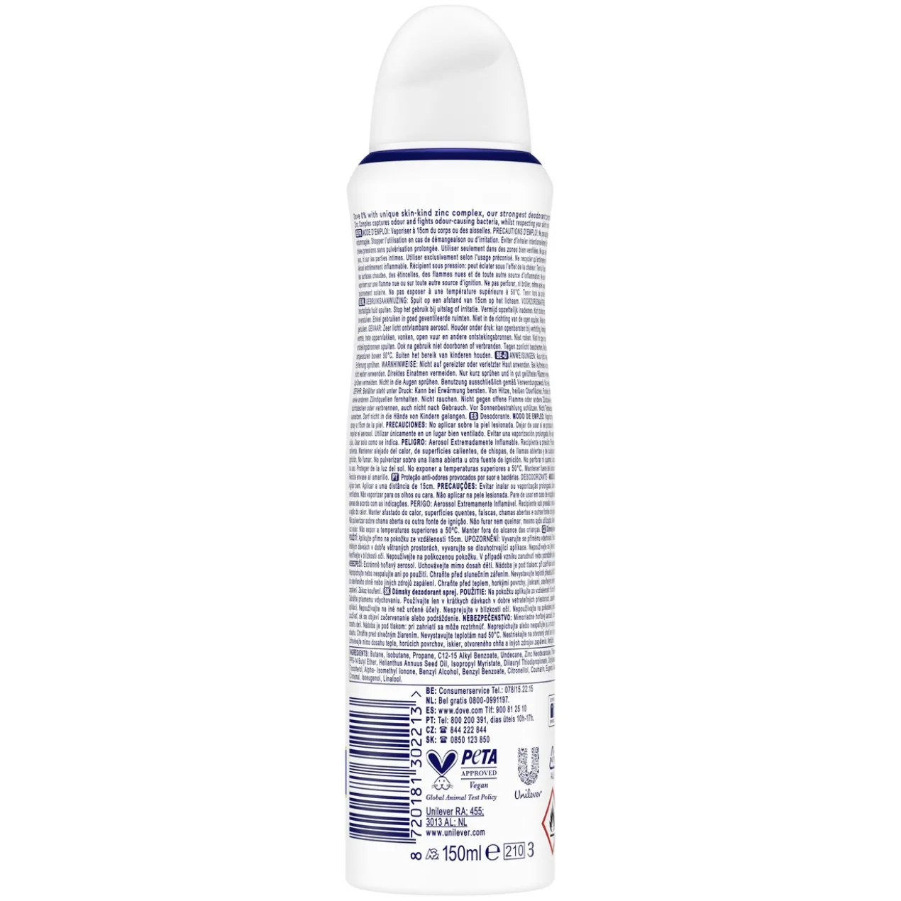 Déodorant Spray Original 0 % Aluminium