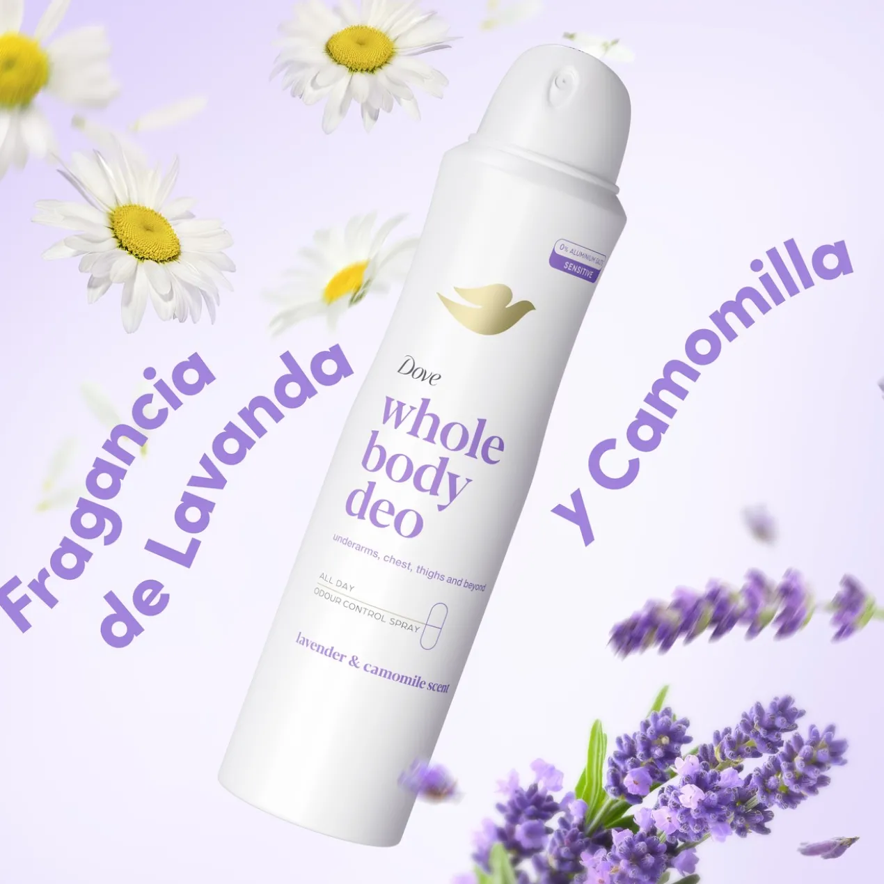 Déodorant Spray pour Tout le Corps Lavande & Camomille