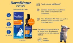 DormiNatur Gouttes Mélatonine Pour Enfants Saveur Vanille