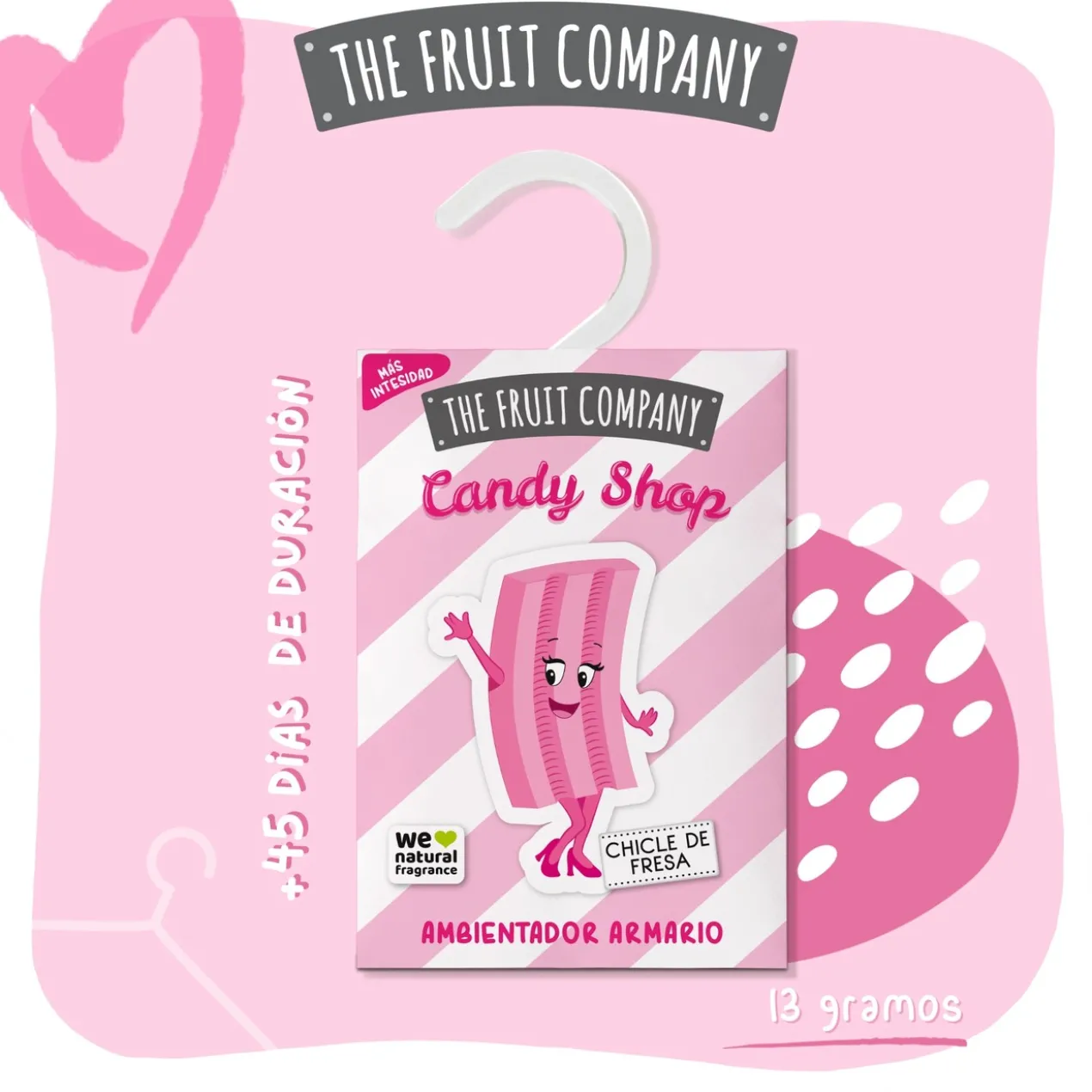 Désodorisant pour armoire Parfum Chewing-gum à la Fraise