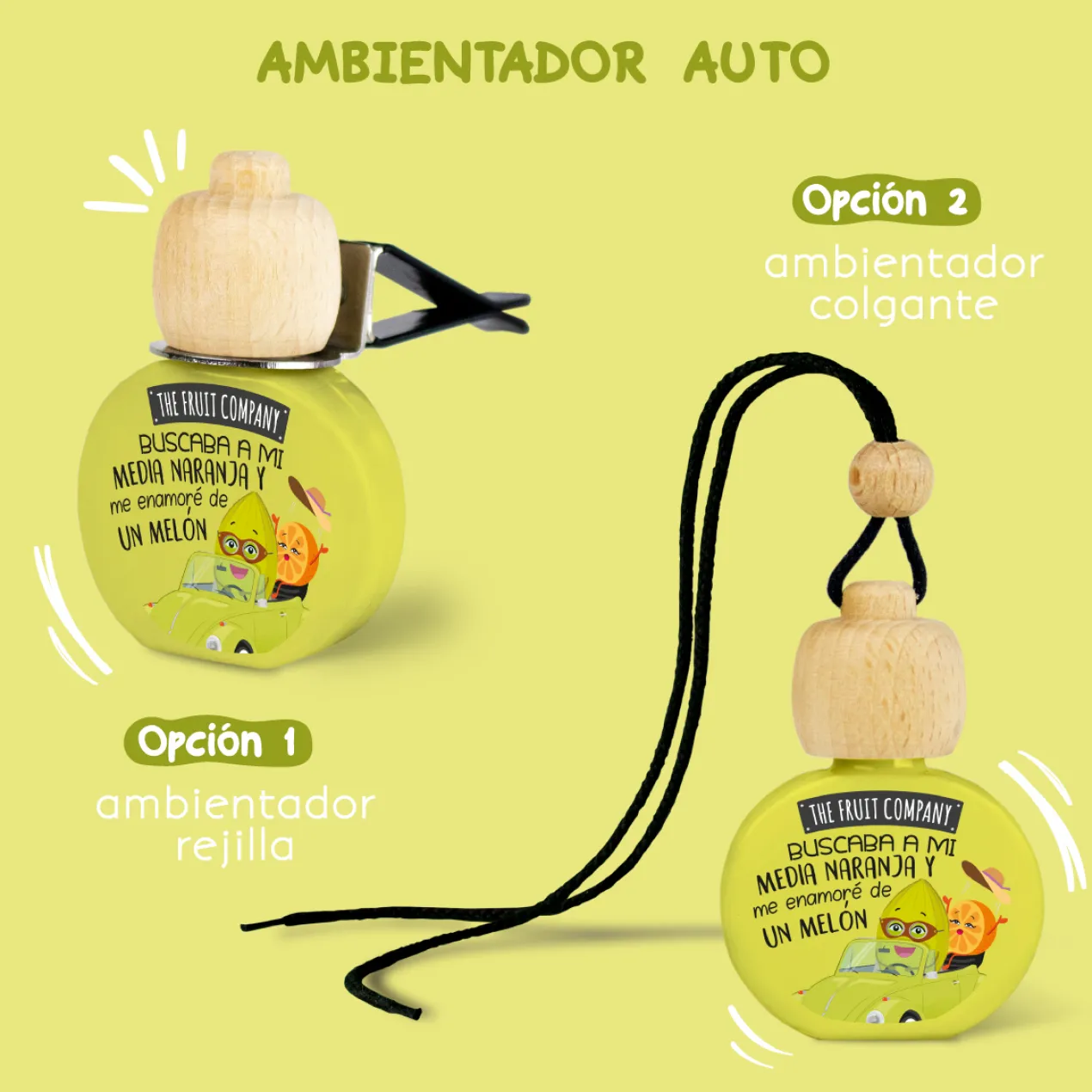 Désodorisant voiture Melon