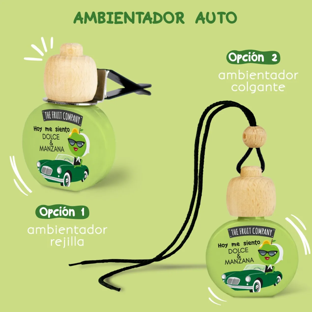Désodorisant voiture Pomme