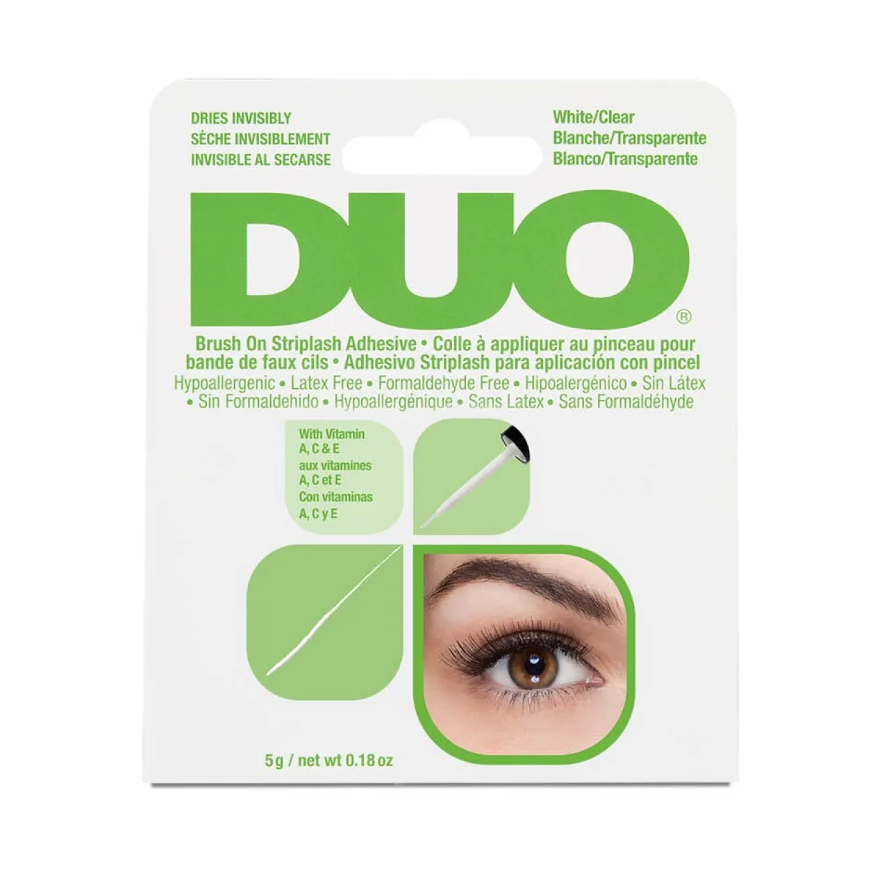 DUO Adhésif Pinceau Transparent