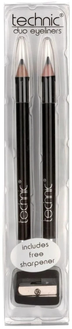 Duo de crayons eyeliner gris foncé