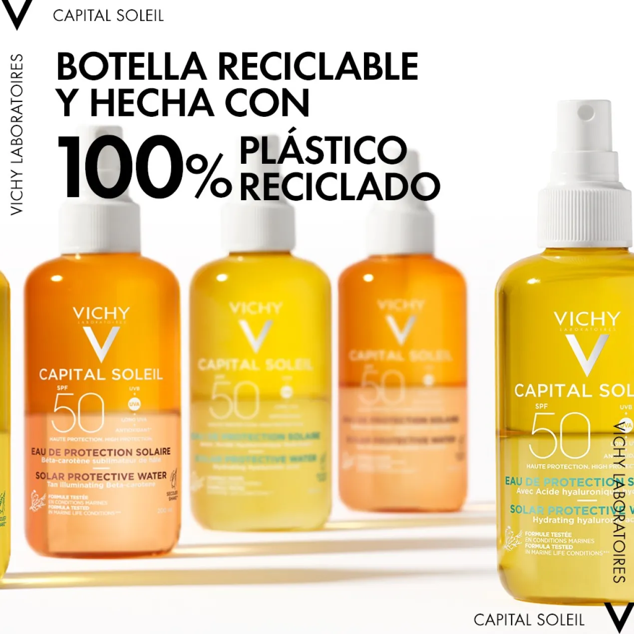 Eau de protection solaire SPF50