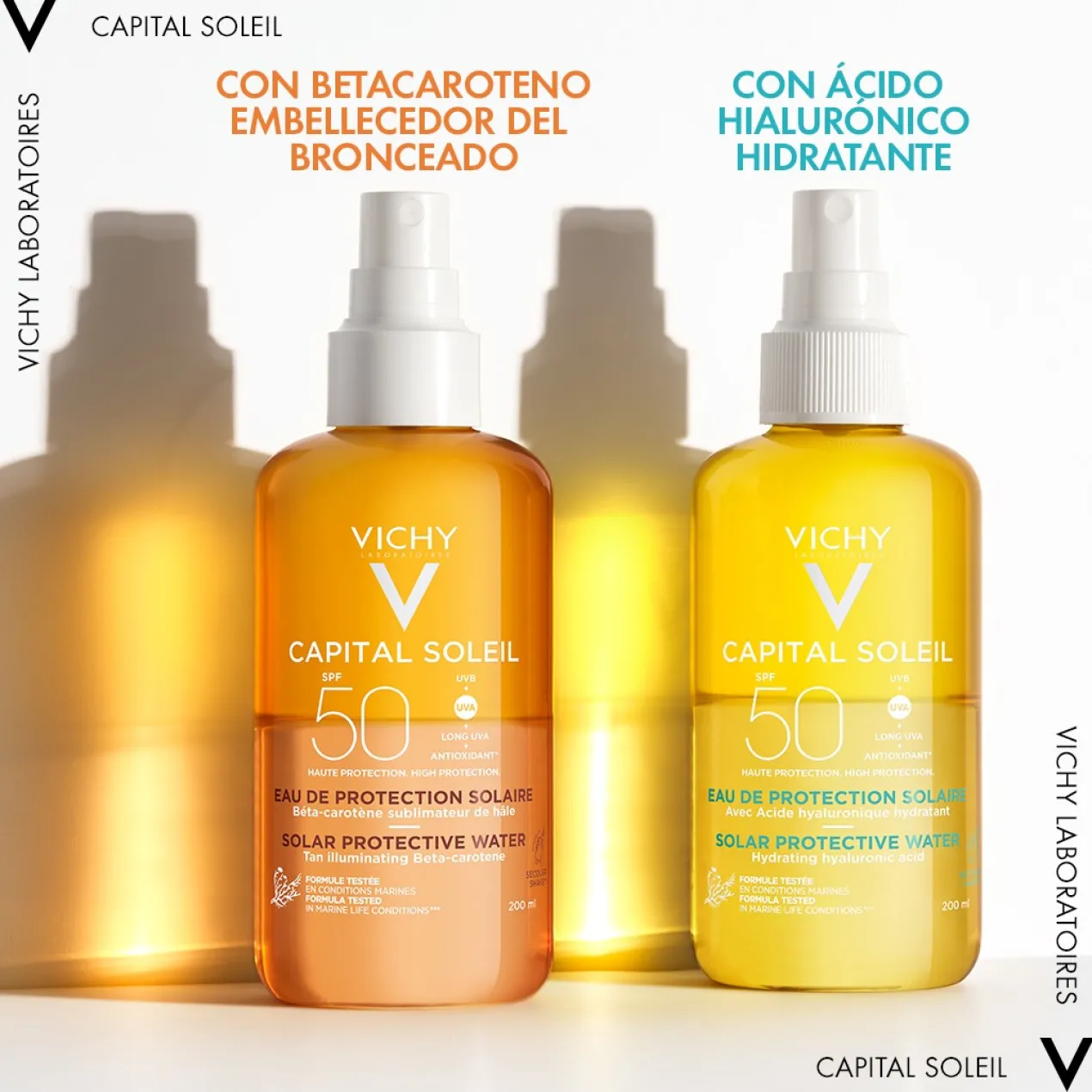 Eau de protection solaire SPF50