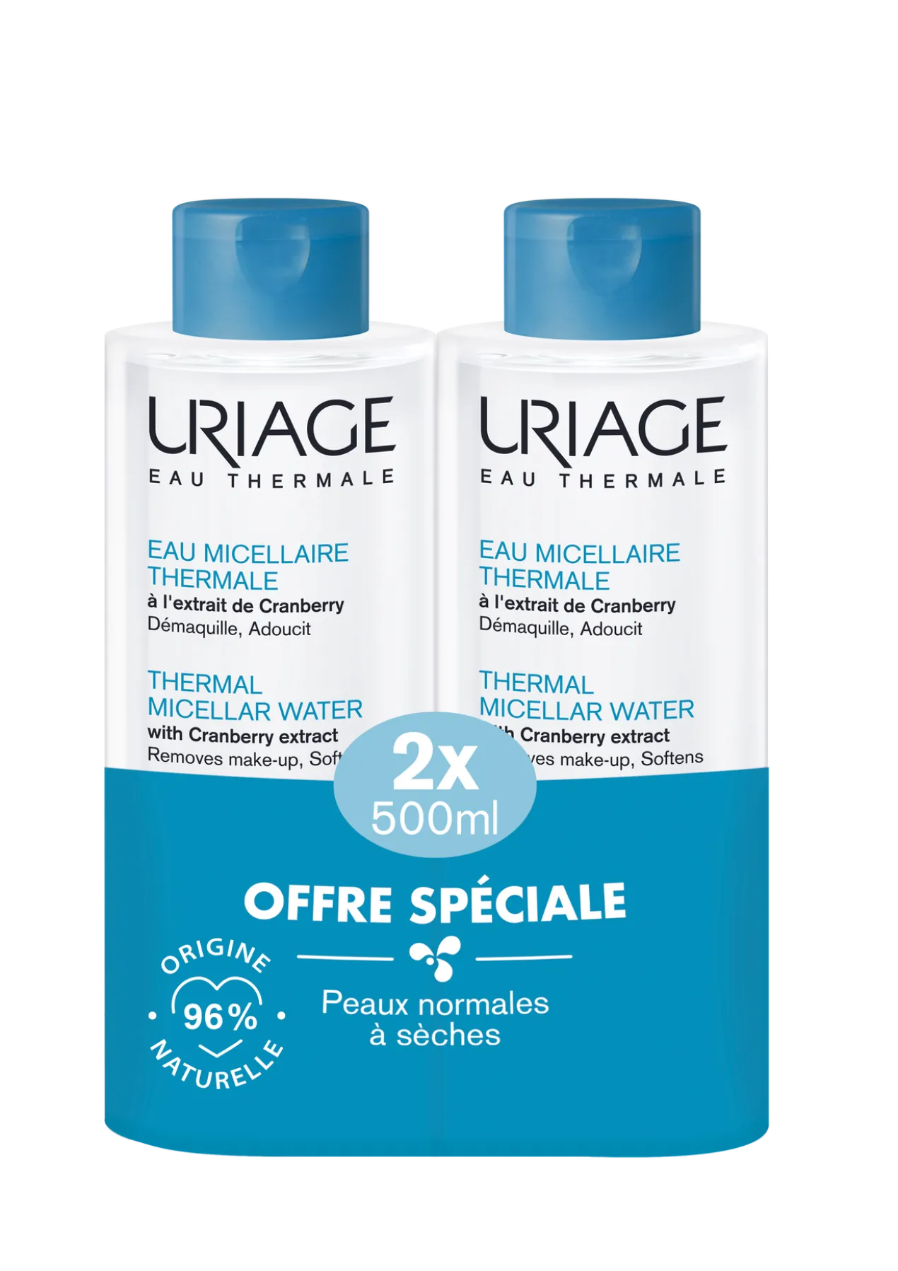 Eau Micellaire Thermale Peaux Normales à Sèches